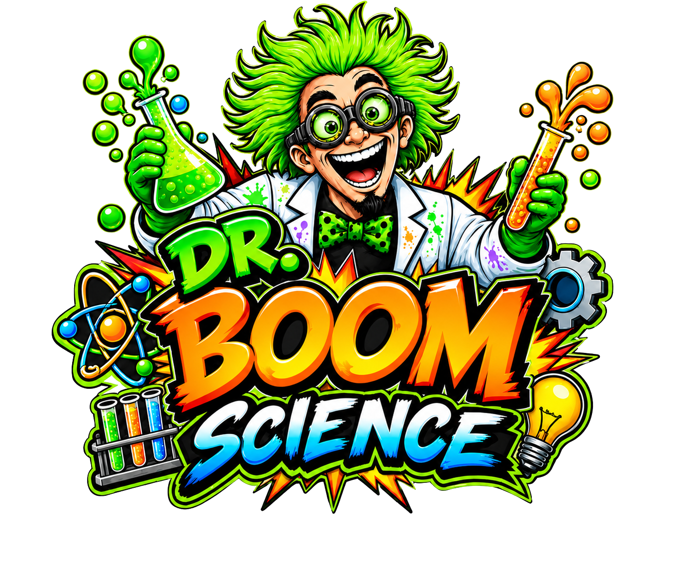 Dr. Boom Science logo